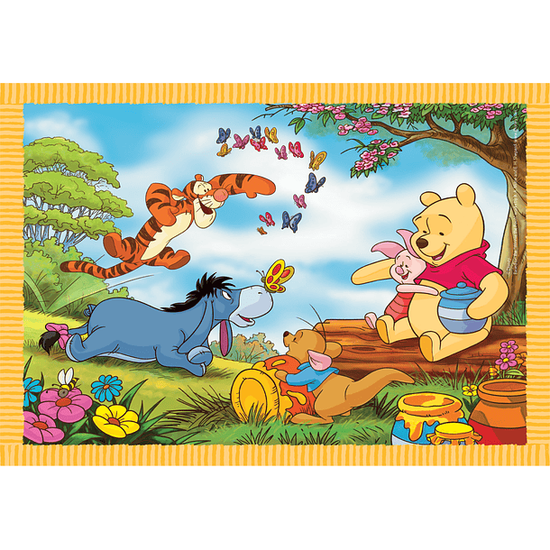 Puzzle 4 em 1 - Winnie the Pooh 2