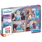 Puzzle 4 em 1 - Frozen 1