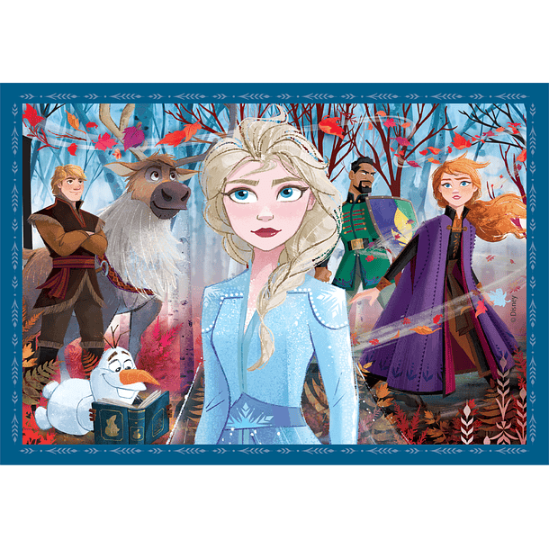 Puzzle 4 em 1 - Frozen 2
