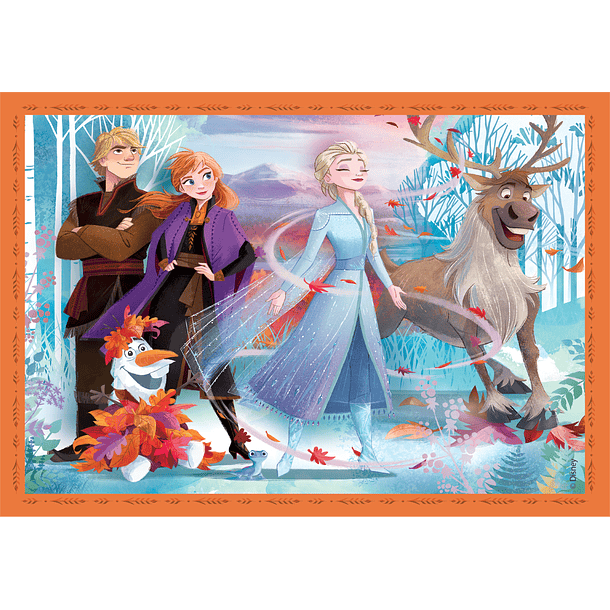 Puzzle 4 em 1 - Frozen 4