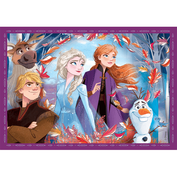 Puzzle 4 em 1 - Frozen 5