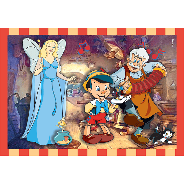 Puzzle 4 em 1 - Disney Classics 2