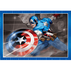 Puzzle 4 em 1 - Marvel Avengers