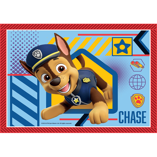 Puzzle 4 em 1 - Patrulha Pata 2