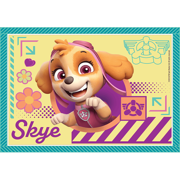 Puzzle 4 em 1 - Patrulha Pata 3