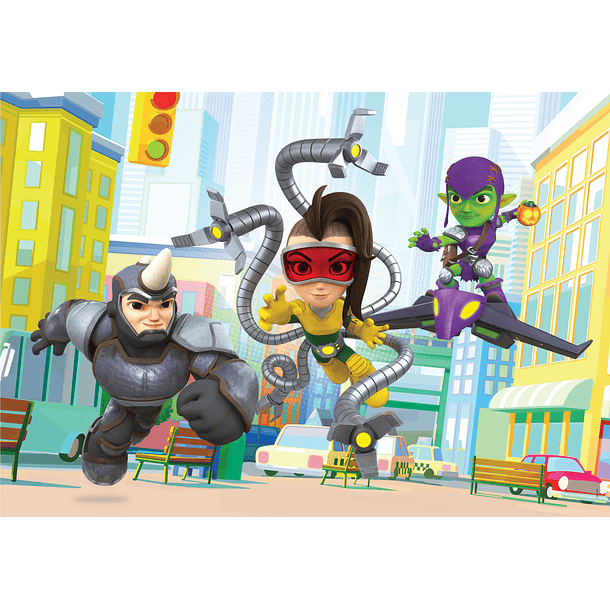 Puzzle 2x20 pçs - Spidey 2