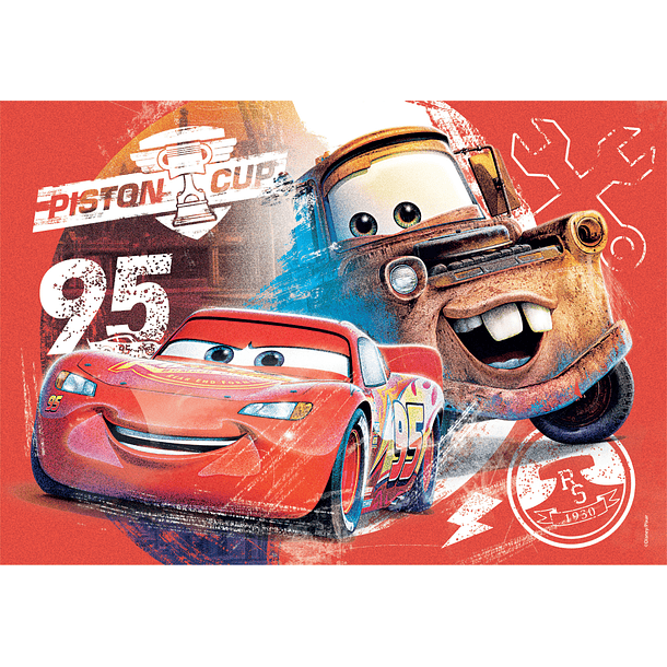 Puzzle 2x20 pçs - Cars 2
