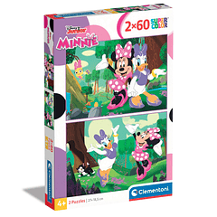 Puzzle 2x60 pçs - Minnie