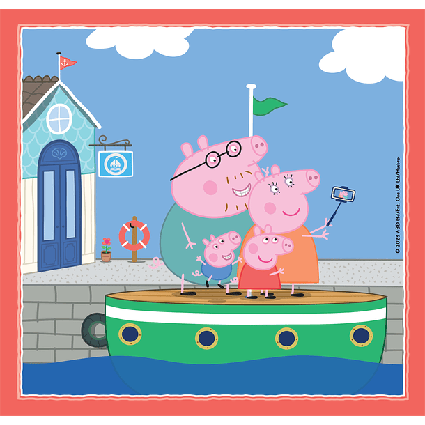 Puzzle 3 x 48 pçs - Peppa Pig 2