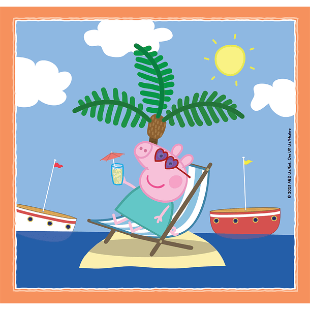 Puzzle 3 x 48 pçs - Peppa Pig 3