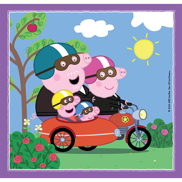Puzzle 3 x 48 pçs - Peppa Pig 4