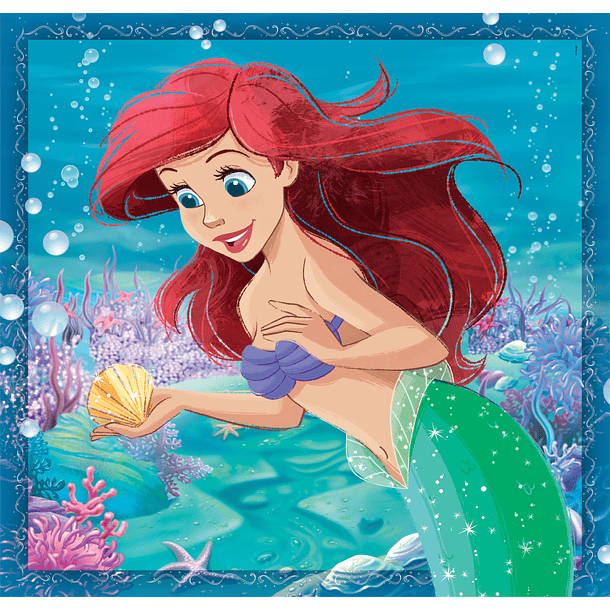 Puzzle 3 x 48 pçs - Disney Princess 2