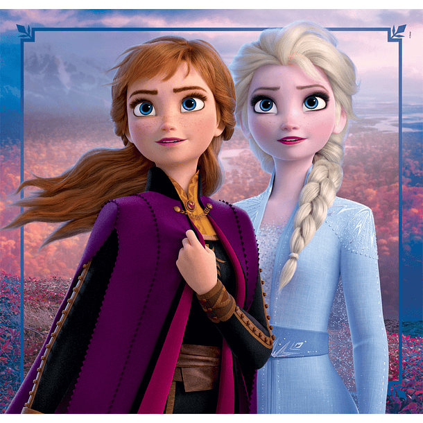 Puzzle 3 x 48 pçs - Frozen 3