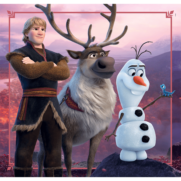 Puzzle 3 x 48 pçs - Frozen 4