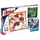 Puzzle 3 x 48 pçs - Marvel Avengers 1