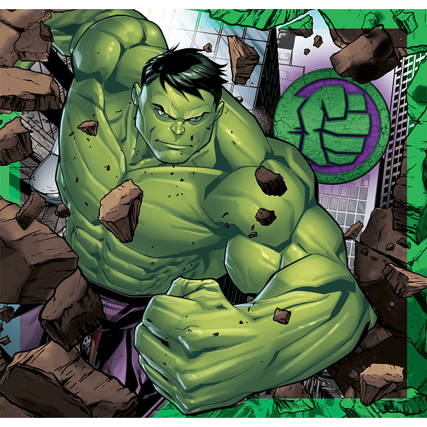 Puzzle 3 x 48 pçs - Marvel Avengers 3