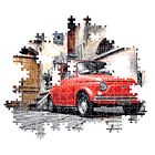 Puzzle 500 pçs - Fiat 500 Cinquecento 3