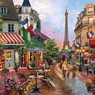 Puzzle 1000 pçs - Flowers in Paris 2