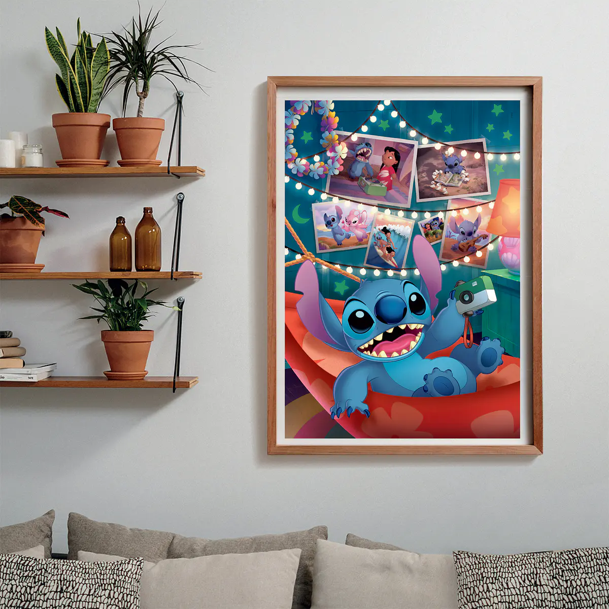 Puzzle 1000 pçs - Disney Stitch | Cubos Luminosos