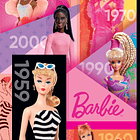 Puzzle 1000 pçs - Barbie 60 Anos 2