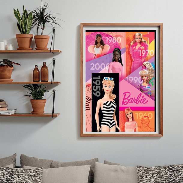Puzzle 1000 pçs - Barbie 60 Anos 4