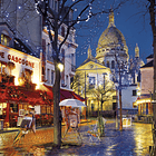 Puzzle 1500 pçs - Paris Montmartre 2