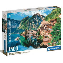 Puzzle 1500 pçs - Hallstatt