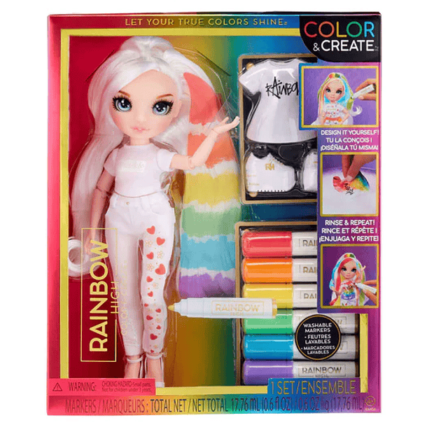 Rainbow High Color & Create - Blue Eyes 1