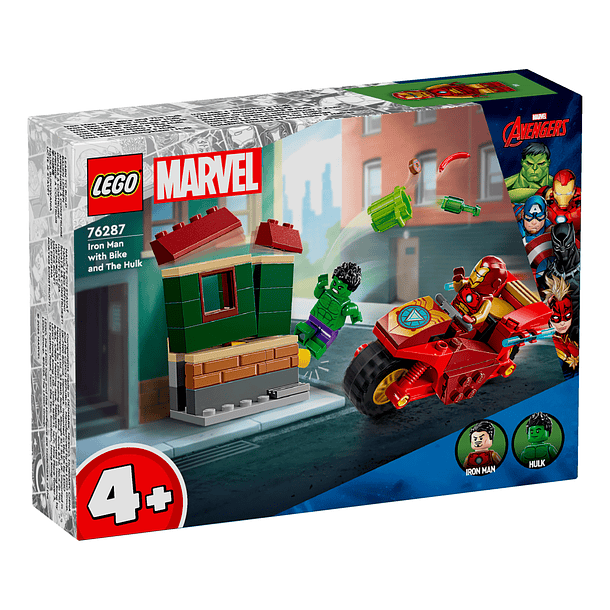 Iron Man com Mota e Hulk 1