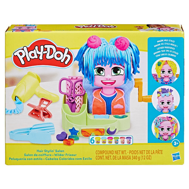 Play-Doh - Cabelos Coloridos com Estilo 1