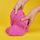 Kinetic Sand - Saco de Areia Rosa Cristalino 4