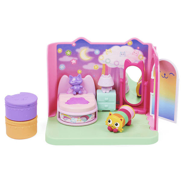 Gabby's Dollhouse - Quarto Deluxe Doces Sonhos do Pillow Cat 3