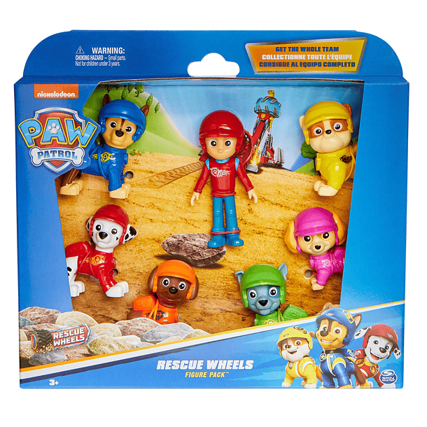 Patrulha Pata Rescue Wheels - Pack de Figuras 1