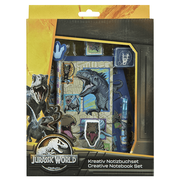 Jurassic World - Conjunto de Escrita com Caderno 1