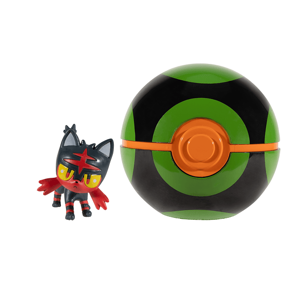 Pokémon Clip 'N' Go - Litten + Dusk Ball 2