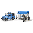 Land Rover Defender Polícia com Atrelado e Cavalo 2