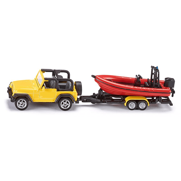 Siku - Jeep com Barco 