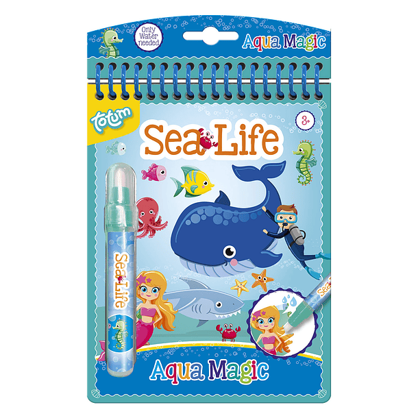 Aqua Magic - Livro de Água Mágica Sea Life 1