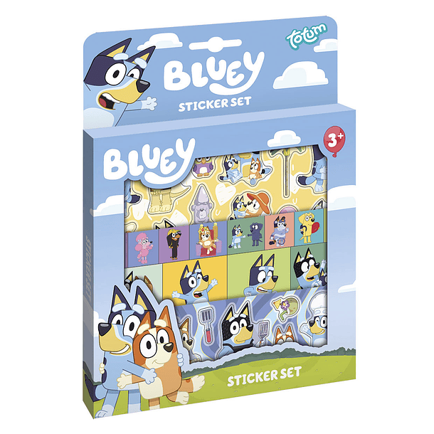 Bluey - Conjunto de Stickers 1