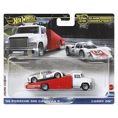 Hot Wheels Team Transport - '66 Porsche 906 Carrera 6 & Carry On