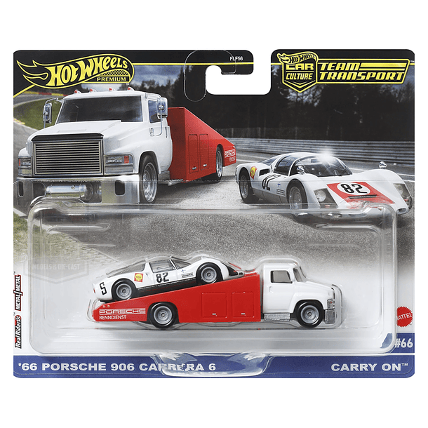 Hot Wheels Team Transport - '66 Porsche 906 Carrera 6 & Carry On 1