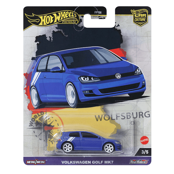 Hot Wheels World Tour - Volkswagen Golf MK7 