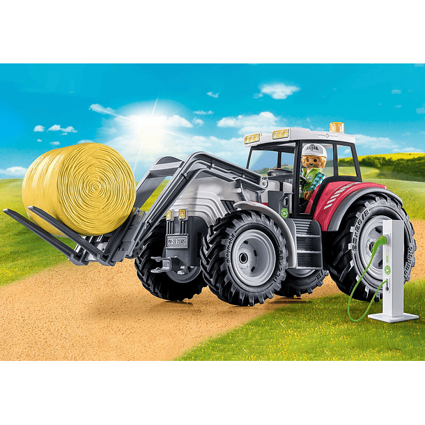 Trator grande com acessórios 4