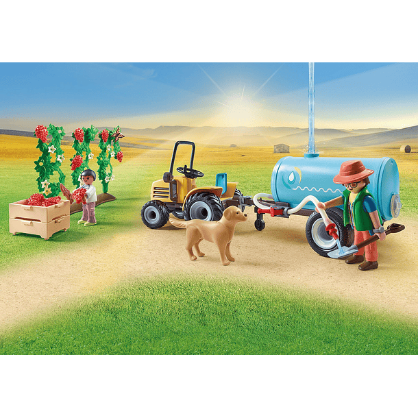 Trator com Reboque e Cisterna 4