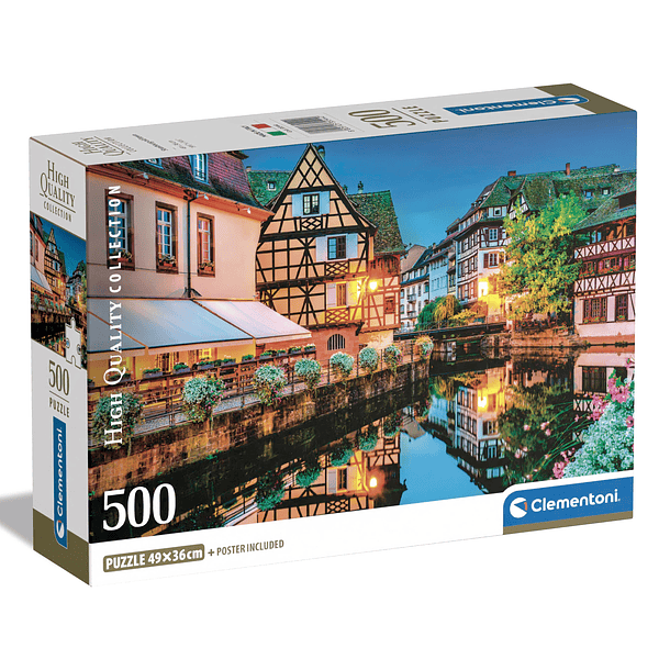 Puzzle 500 pçs - Strasbourg Old Town 1