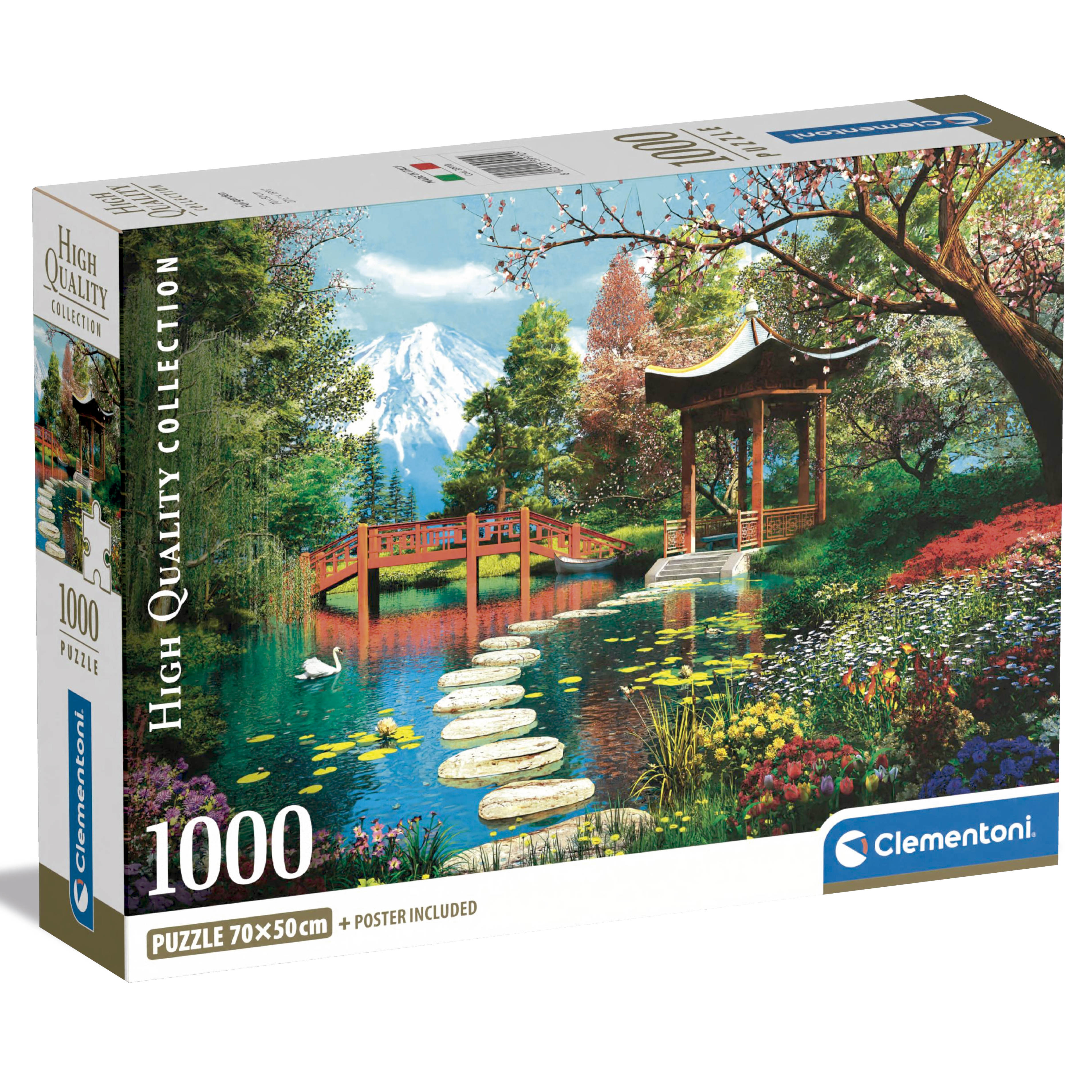 Puzzle 1000 pçs - Fuji Garden | Cubos Luminosos