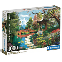 Puzzle 1000 pçs - Fuji Garden