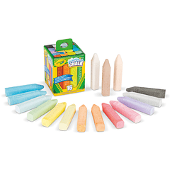 Crayola - Conjunto de 16 Giz Maxi Lavável