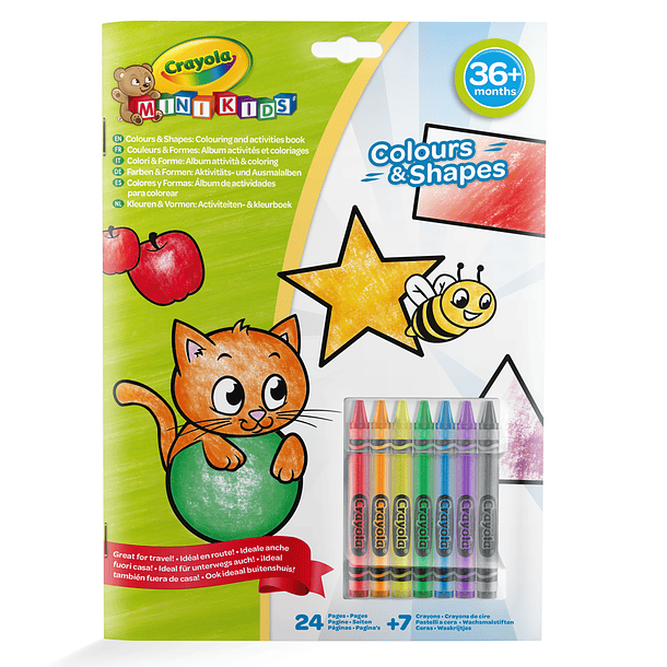 Crayola - Livro de Atividades Cores e Formas para Colorir 