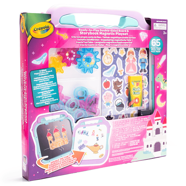 Crayola - Quadro Magnético Dupla Face Cria o teu Conto de Fadas 1